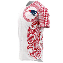 New England Patriots Baseball Jersey White