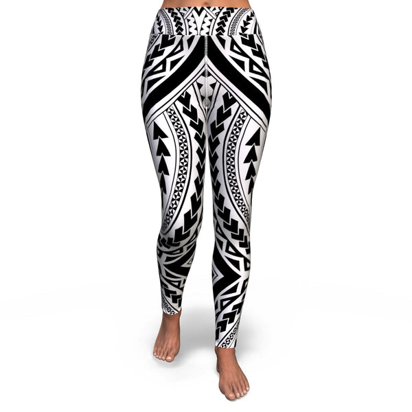 Polynesian Design 00253 High Waist Leggings-Yoga Leggings - AOP-Atikapu