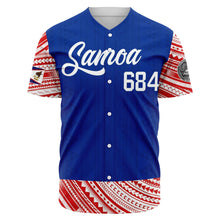 Samoa 684 Baseball Jersey-Baseball Jersey - AOP-Atikapu
