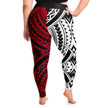 Polynesian Design Plus Size Leggings Atikapu 00280-Plus Size Legging - AOP-Atikapu