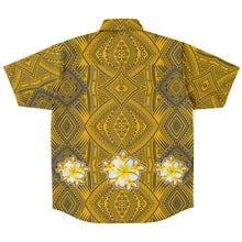 Polynesian Pattern Collar Shirt Atikapu 00294-Short Sleeve Button Down Shirt - AOP-Atikapu