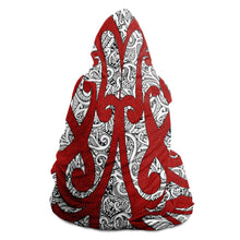 Maori Koru Design Hooded Blanket-Hooded Blanket - AOP-Atikapu