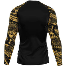 Polynesian Design Long Sleeve Rashguard