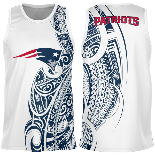 New England Patriots Basketball Jerseys White
