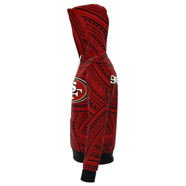 49ers Hoodies - San Francisco 49ers Polynesian Hoodies – Atikapu