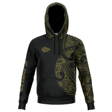 Kansas City Chiefs Hoodie - Polynesian Design Chiefs Hoodie Black-Fashion Hoodie - AOP-Atikapu