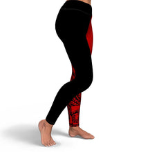 Polynesian Design 00249 High Waist Leggings-Yoga Leggings - AOP-Atikapu