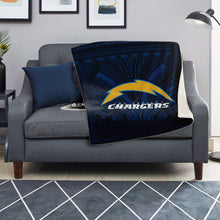 Los Angeles Chargers Microfleece Blankets-Premium Microfleece Blanket - AOP-Atikapu