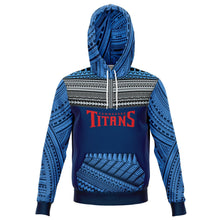 Polynesian Design Pullover Hoodie - Tennessee Titans-Fashion Hoodie - AOP-Atikapu