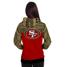 Polynesian Design Pullover Hoodie - San Francisco 49ers-Fashion Hoodie - AOP-Atikapu