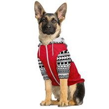 Kansas City Chiefs Dog Hoodies-Athletic Dog Zip-Up Hoodie - AOP-Atikapu