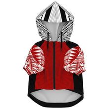 San Francisco 49ers Dog Hoodies-Athletic Dog Zip-Up Hoodie - AOP-Atikapu