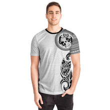 Sila Tonga T-shirt Black and White-T-shirt-Atikapu