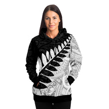 Maori Silver Fern Hoodies-Fashion Hoodie - AOP-Atikapu