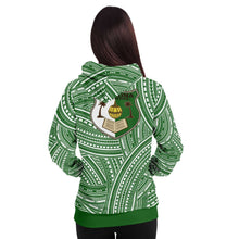 Liahona High School Hoodies Green/White-Fashion Hoodie - AOP-Atikapu