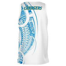 Los Angeles Chargers Basketball Jersey White