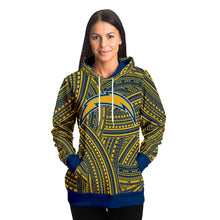 Los Angeles Chargers Hoodies - Polynesian Design Chargers Hoodies-Fashion Hoodie - AOP-Atikapu