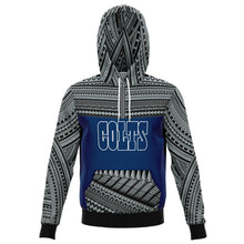 Polynesian Design Pullover Hoodie - Indianapolis Colts-Fashion Hoodie - AOP-Atikapu