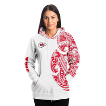 Kansas City Chiefs Hoodies - Polynesian Design Chiefs Hoodie White-Fashion Hoodie - AOP-Atikapu