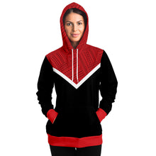 Polynesian Design Hoodies Red/Black - Atikapu 00318-Fashion Hoodie - AOP-Atikapu