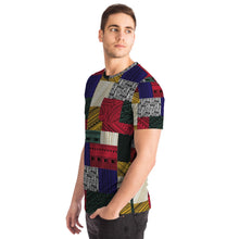 Polynesian Design Retro Patchwork T-shirts - Atikapu 00247-Pocket T-shirt - AOP-Atikapu
