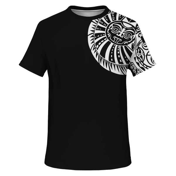 Polynesian Design T-shirts Black-T-shirt-Atikapu