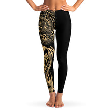 Polynesian Design Leggings Atikapu 00258-Leggings - AOP-Atikapu