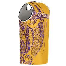 Los Angeles Lakers Basketball Jersey Gold