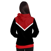 Polynesian Design Hoodies Red/Black - Atikapu 00318-Fashion Hoodie - AOP-Atikapu