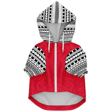 Kansas City Chiefs Dog Hoodies-Athletic Dog Zip-Up Hoodie - AOP-Atikapu