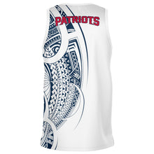 New England Patriots Basketball Jerseys White