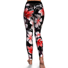 Tropical Island Hibiscus Floral Leggings-Yoga Leggings - AOP-Atikapu