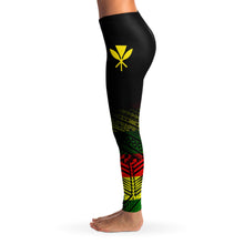 Leggings - Kanaka Maoli Hawaii-Leggings - AOP-Atikapu