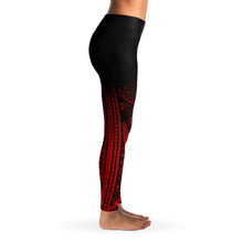 Polynesian Design Leggings Atikapu 00109-Leggings - AOP-Atikapu