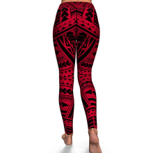Polynesian Design 00254 High Waist Leggings-Yoga Leggings - AOP-Atikapu
