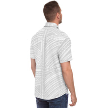 Polynesian Design Collar Shirt Atikapu 00290-Short Sleeve Button Down Shirt - AOP-Atikapu