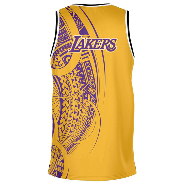 Los Angeles Lakers Basketball Jersey Gold
