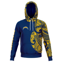 Los Angeles Chargers Hoodies - Polynesian Design Chargers Hoodies 1-Fashion Hoodie - AOP-Atikapu