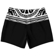 Polynesian Design Swim Trunk - Atikapu 00310-Swim Trunks Men - AOP-Atikapu