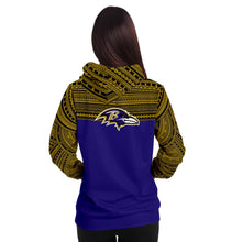 Polynesian Design Pullover Hoodie - Baltimore Ravens-Fashion Hoodie - AOP-Atikapu