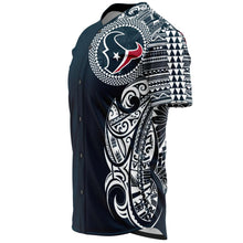 Houston Texans Baseball Jersey Blue