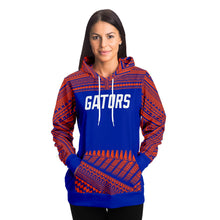 Polynesian Design Pullover Hoodie - Florida Gators-Fashion Hoodie - AOP-Atikapu