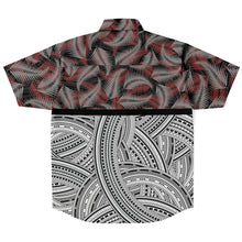 Polynesian Design Collar Shirt Atikapu 00282-Short Sleeve Button Down Shirt - AOP-Atikapu