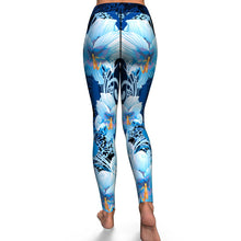 Polynesian Flower High Waist Leggings-Yoga Leggings - AOP-Atikapu