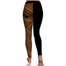 Polynesian Design 00128 High Waist Leggings-Yoga Leggings - AOP-Atikapu