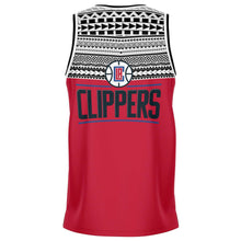 Los Angeles Clippers Basketball Polynesian Design Jersey