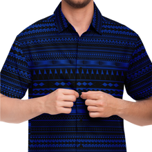 Polynesian Design Collar Shirt