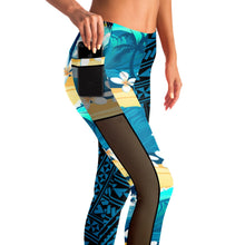 Island style Mesh Pocket Leggings-Mesh Pocket Legging - AOP-Atikapu