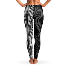 Atikapu Polynesian Design Leggings-Leggings - AOP-Atikapu