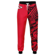Kansas City Chiefs Joggers - Polynesian Design Chiefs Joggers-Fashion Jogger - AOP-Atikapu